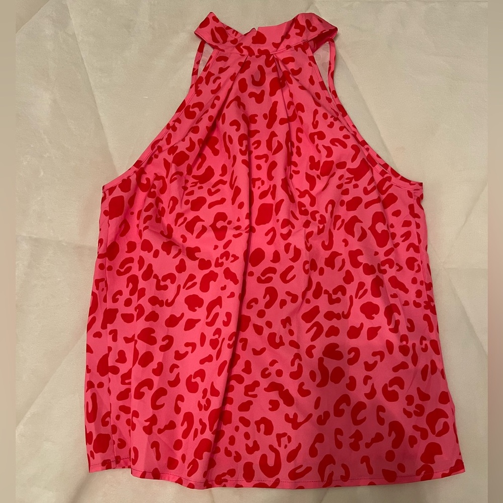 Ladies Hot Pink sleeveless top